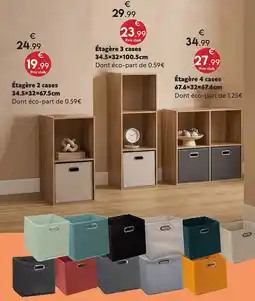 Maxi Bazar Étagère 2 cases offre