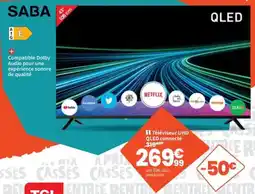 Conforama SABA Téléviseur UHD QLED offre