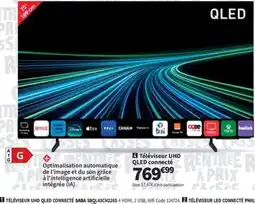 Conforama SABA Téléviseur UHD QLED CONNECTÉ offre