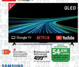 Conforama SAMSUNG Téléviseur UHD QLED connecté offre