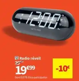 Conforama RATTIUS Radio réveil offre