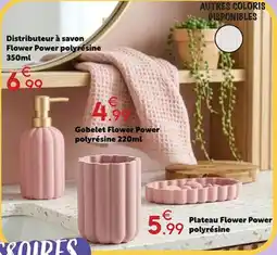 Maxi Bazar Flower Power distributeur à savon offre