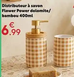 Maxi Bazar Flower Power distributeur à savon offre