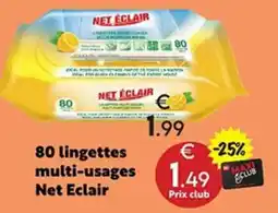 Maxi Bazar Net Eclair lingettes multi-usages offre