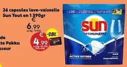 Maxi Bazar Sun capsules lave-vaisselle offre