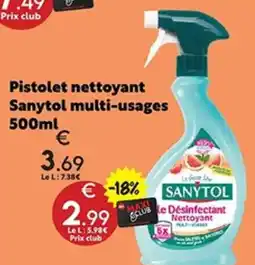Maxi Bazar SANYTOL Pistolet nettoyant multi-usages offre