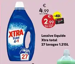 Maxi Bazar Xtra ltotal essive liquide 27 lavages offre