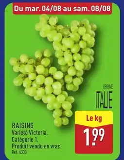 ALDI Raisins offre