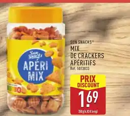 ALDI SUN SNACKS Mix de crackers apéritifs offre