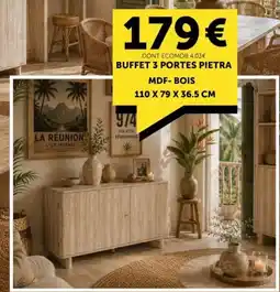 Centrakor Pietra buffet 3 portes offre