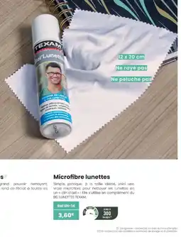 Texam Microfibre lunettes offre