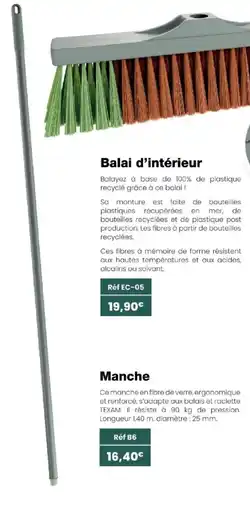 Texam Balai d'intérieur offre