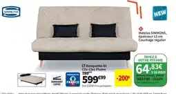 Conforama Banquette-lit Clic-Clac Plume offre