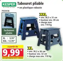 Norma KESPER Tabouret pliable offre