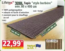 Norma Lifetex XXL Tapis "style berbère" offre
