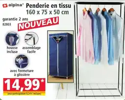 Norma alpina Penderie en tissu offre