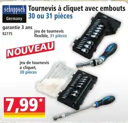 Norma SCHEPPACH Tournevis à cliquet avec embouts offre