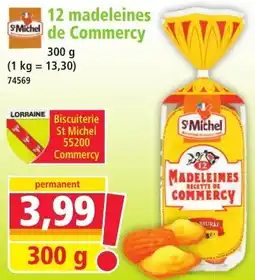 Norma St Michel Madeleines de Commercy offre