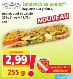 Norma Poulaillon Sandwich au poulet offre