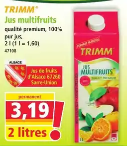 Norma TRIMM Jus multifruits offre
