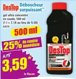 Norma DesTop Déboucheur surpuissant offre