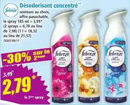 Norma Febreze Désodorisant concentré offre