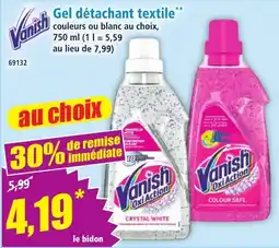 Norma Vanish Gel détachant textile offre