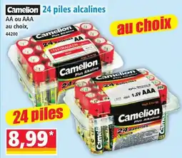 Norma Camelion piles alcalines offre