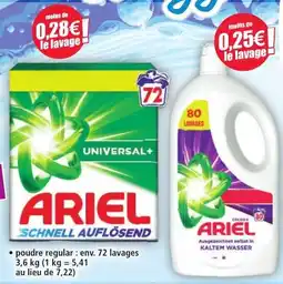 Norma ARIEL poudre regular offre