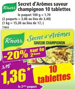 Norma Knorr Secret d'Arômes offre