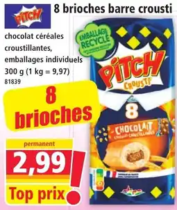 Norma PITCH brioche barre crousti offre