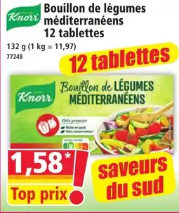 Norma Knorr Bouillon de légumes méditerranéens offre