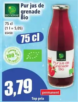 Norma BIO SONNE Pur jus de grenade Bio offre