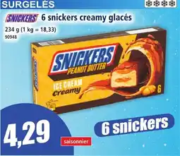 Norma SNICKERS Ice Cream Creamy offre