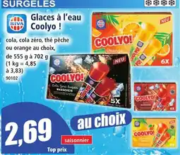 Norma RIVA Glaces à l'eau Coolyo offre