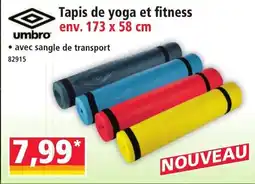 Norma umbro Tapis de yoga et fitness offre