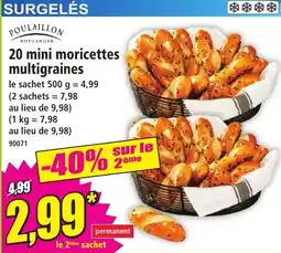 Norma POULAILLON 20 mini moricettes multigraines offre