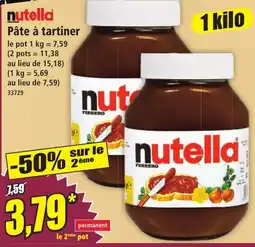 Norma Nutella Pâte à tartiner offre