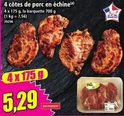 Norma Le Porc Français 4 côtes de porc en échine offre