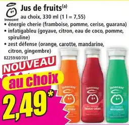 Norma Innocent Jus de fruits offre