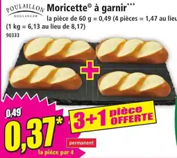 Norma Moricette à garnir offre