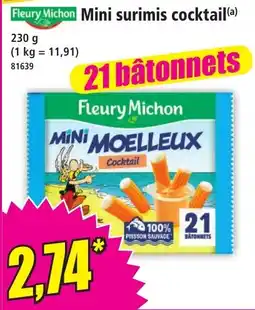 Norma Fleury Michon Mini surimis cocktail offre