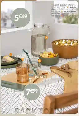 b&m Assiette à dessert offre