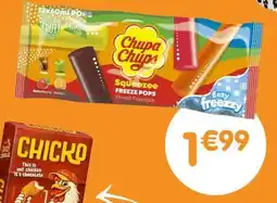 b&m Chupa Chups Squeezee Freeze Pops offre