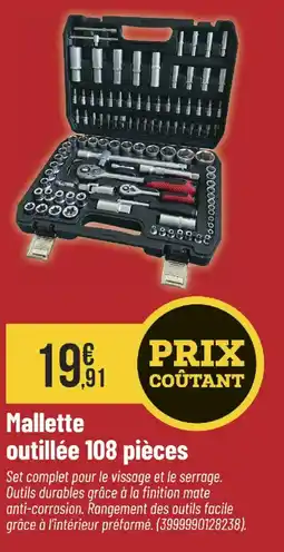 Bricorama Mallette outillée 108 pièces offre