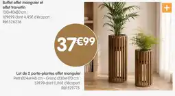 b&m Lot de 2 porte-plantes effet manguier offre