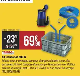 Bricorama DIPRA Kit inondation 500 W offre