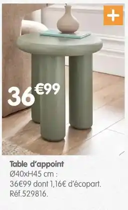 b&m Table d'appoint offre