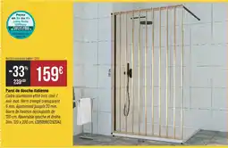 Bricorama Paroi de douche italienne offre