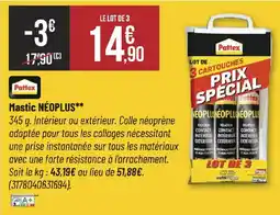 Bricorama Pattex Mastic NÉOPLUS offre